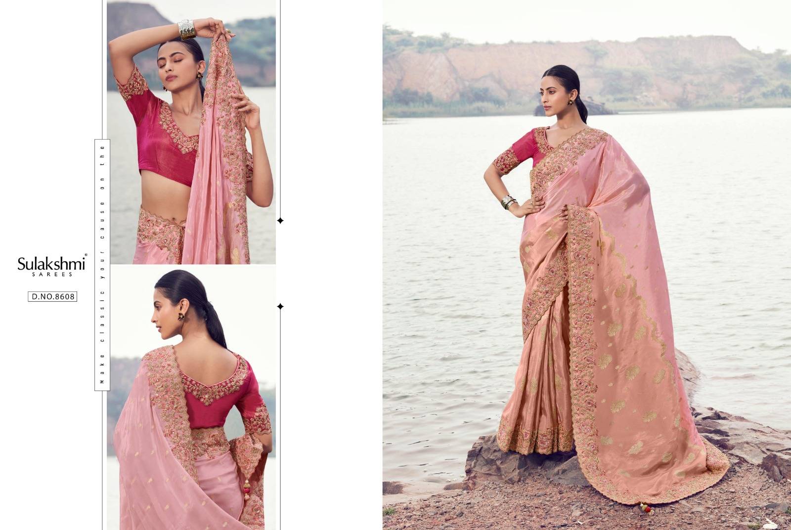  Varenya By Sulakshmi 8601 To 8614 Series Indian Traditional Wear Collection Fancy Colorful Party Wear Zari Weaving Saree At Wholesale Price
